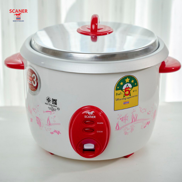 KSI-222 Nồi cơm điện không chống dính, nắp rời 2.2L